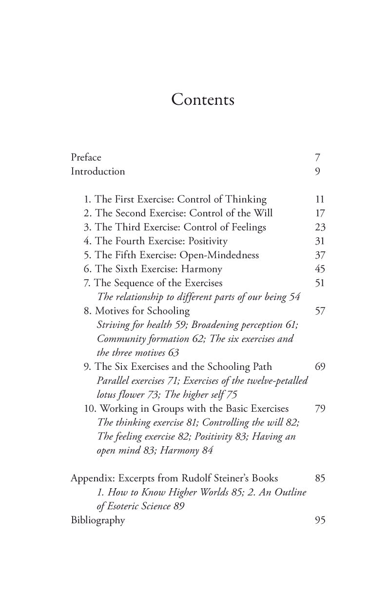 The Sixfold Path: Six Simple Exercises for Spiritual Development