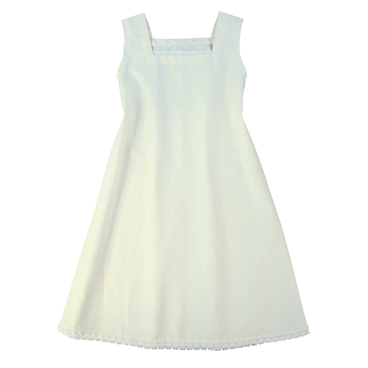 white cotton dress