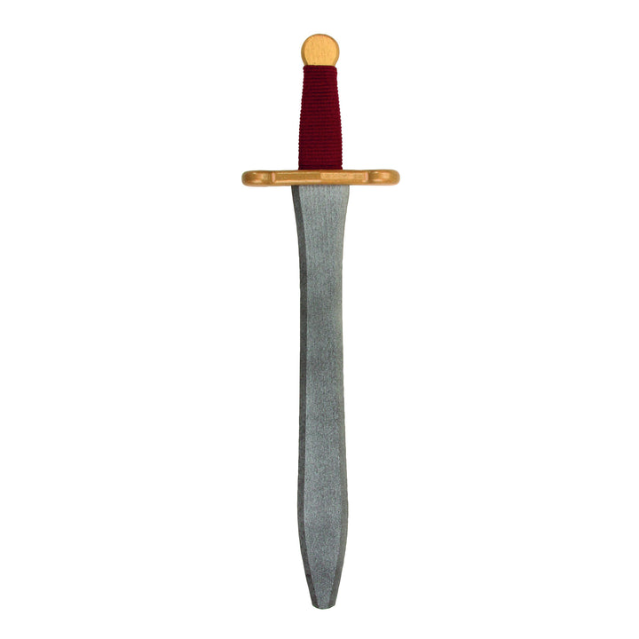 silver splendor sword with black wool felt sheath