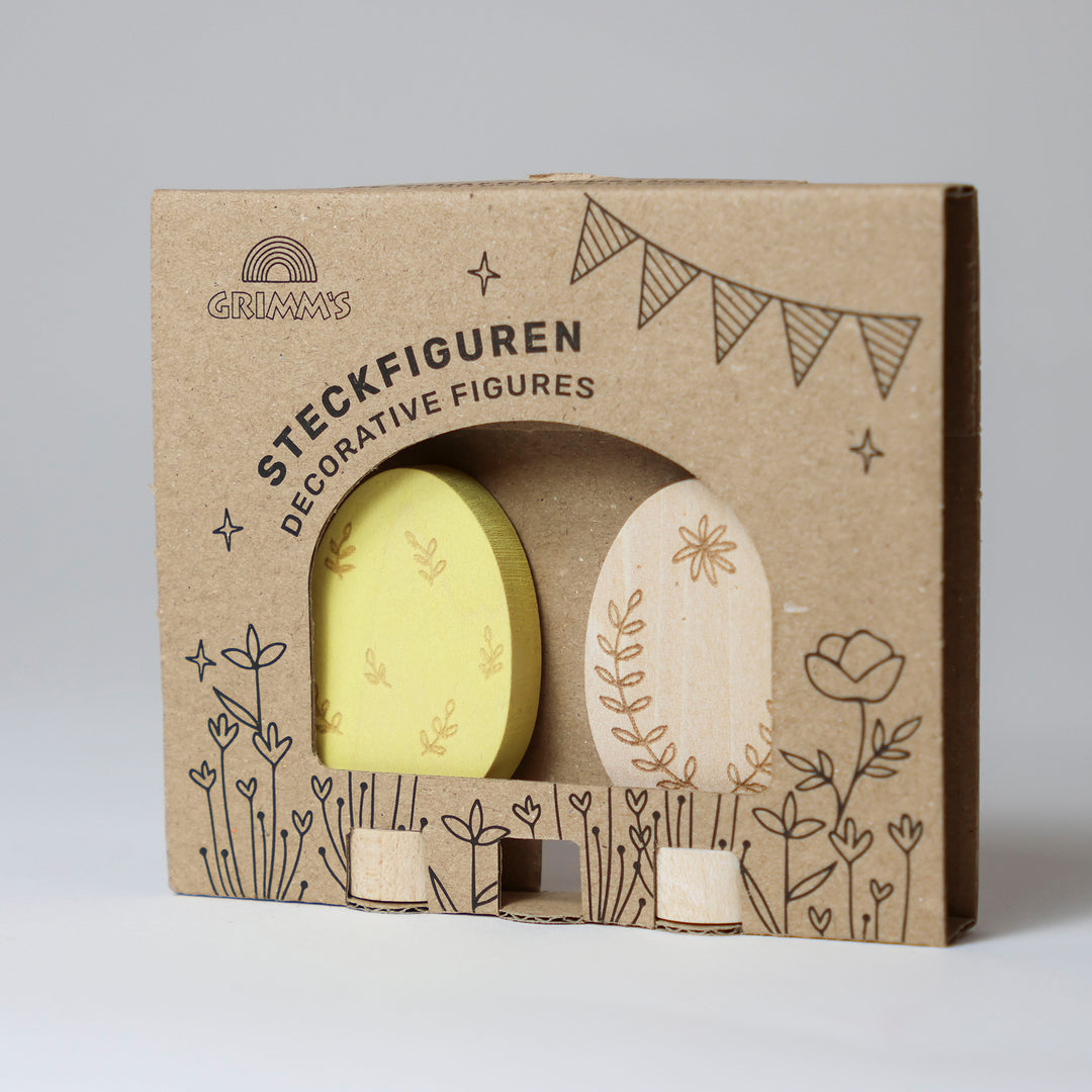 Easter set ornaments - ornamental duo of eggs