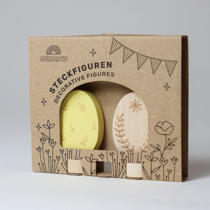 Easter set ornaments - ornamental duo of eggs