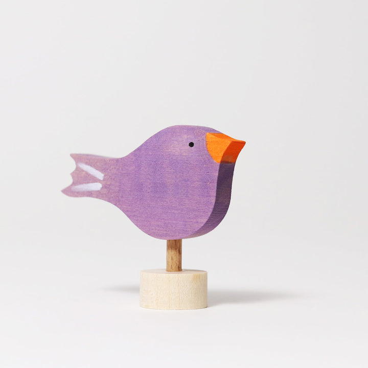 sitting bird ornament