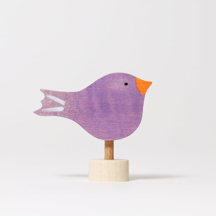 sitting bird ornament
