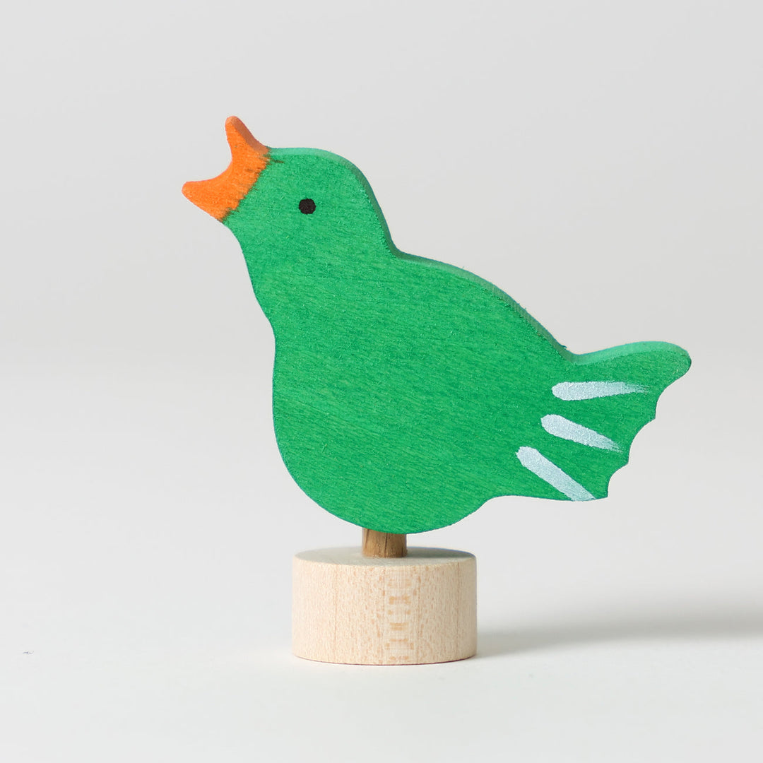 singing bird ornament for birthday ring