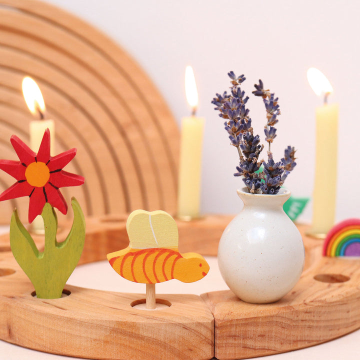 rainbow ornament for birthday ring