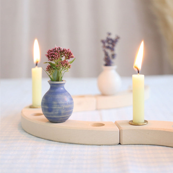 blue vase for birthday ring