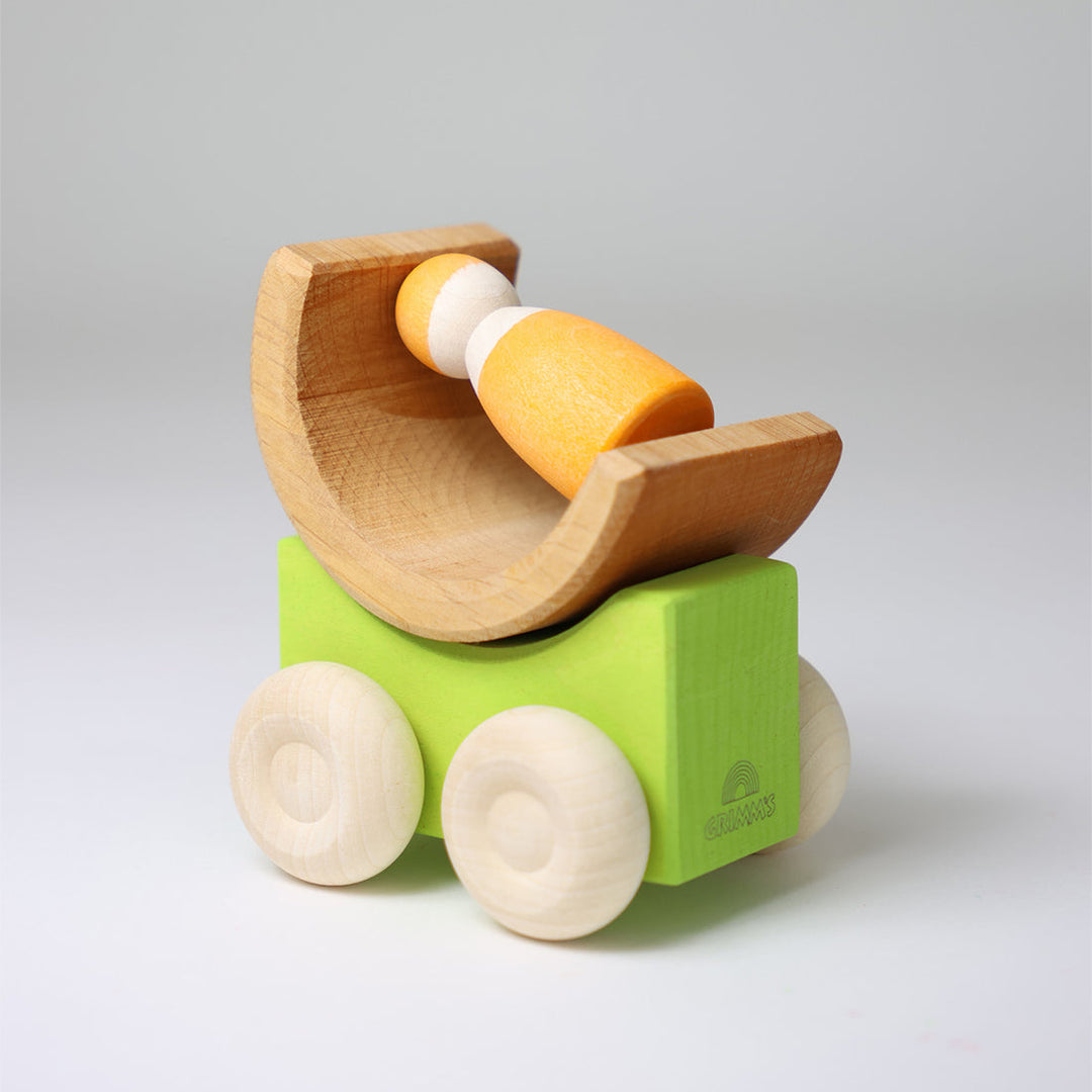 Grimm's stacking cars, green