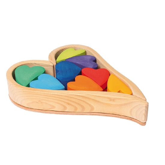 Grimm's rainbow hearts set