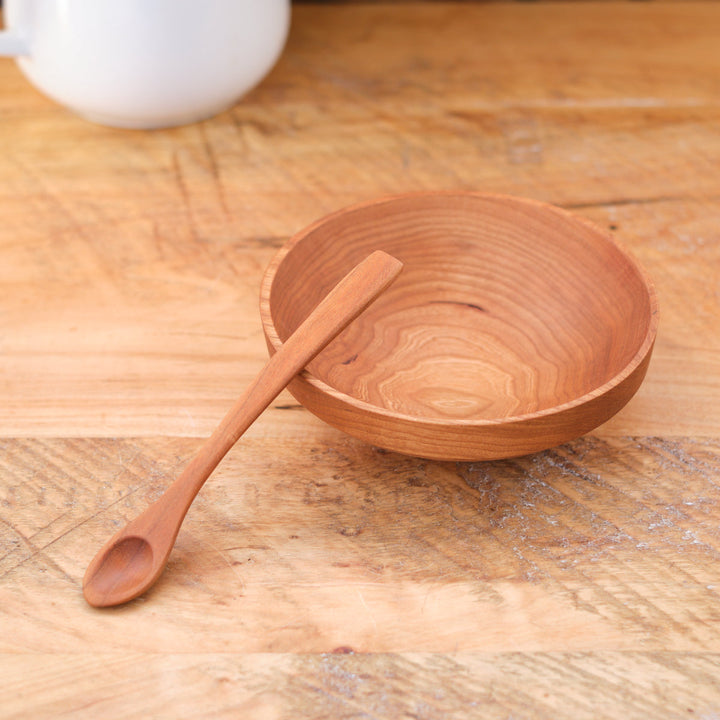 Camden Rose baby cherry bowl &amp; baby spoon set