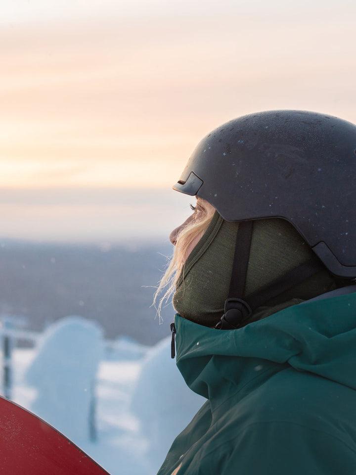 adult organic wool balaclava bonnet