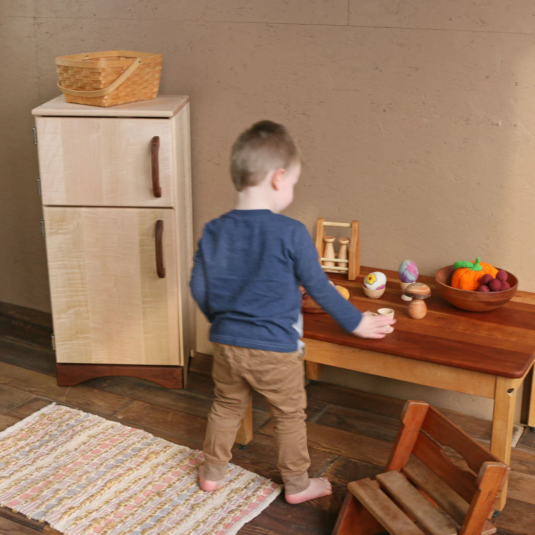 Camden Rose Simple Fridge, Maple