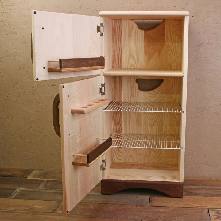 Camden Rose Simple Fridge, Maple