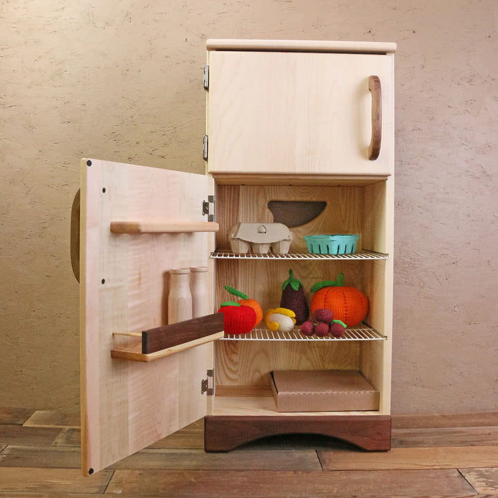 Camden Rose Simple Fridge, Maple