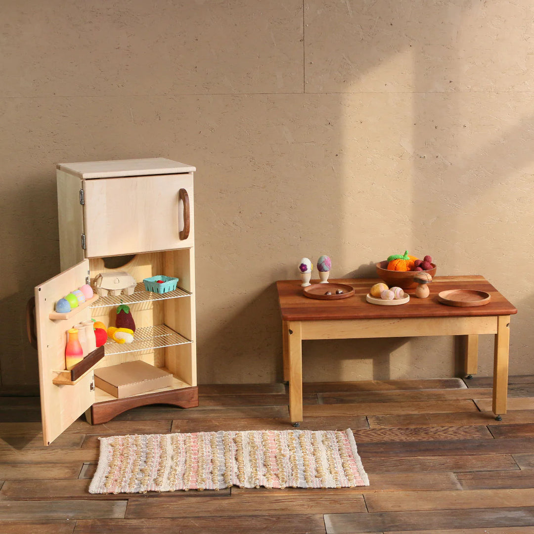 Camden Rose Simple Fridge, Maple