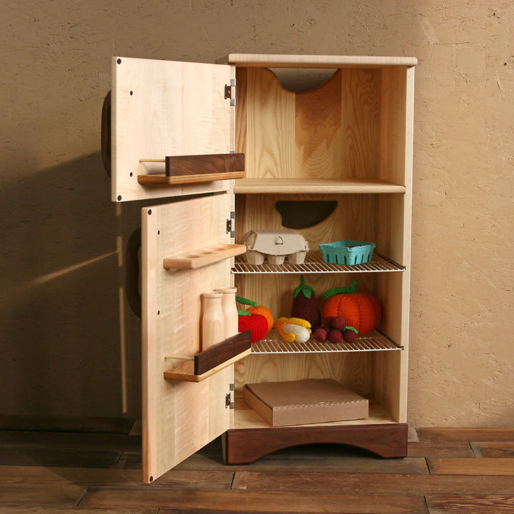 Camden Rose Simple Fridge, Maple