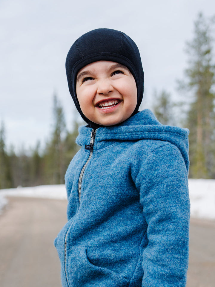 Ruskovilla organic merino wool child's balaclava