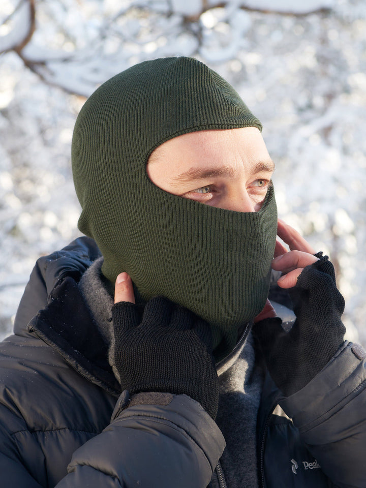 adult organic wool ski mask (special order)