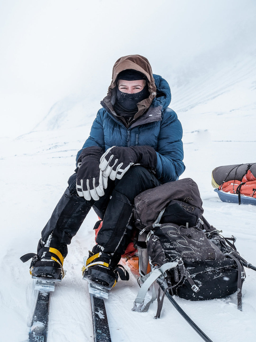 adult organic wool ski mask (special order)