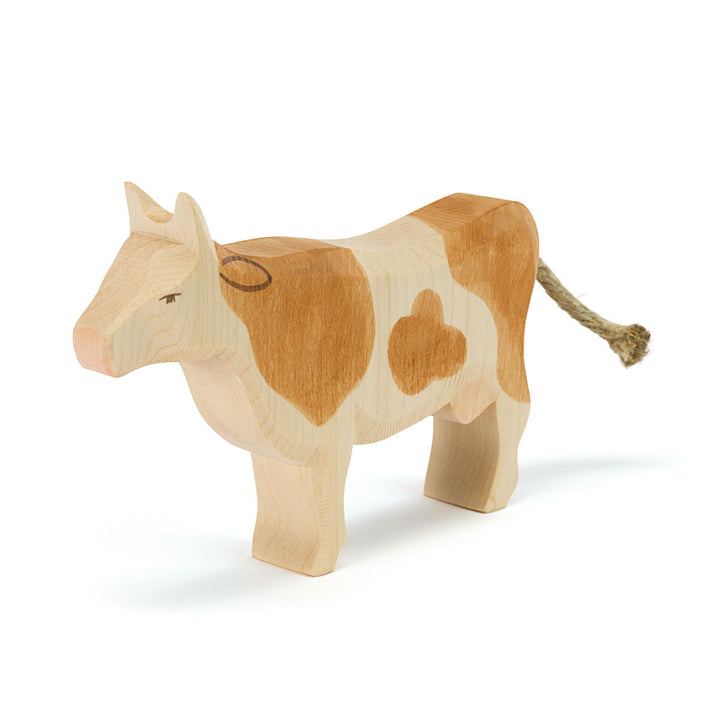 Ostheimer cow brown &amp; white, standing
