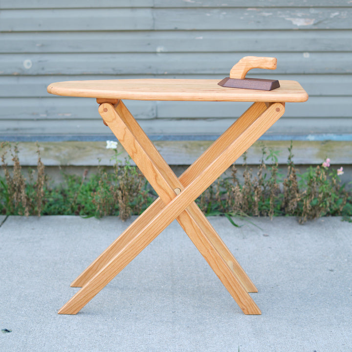 cherrywood ironing board &amp; iron (special order)