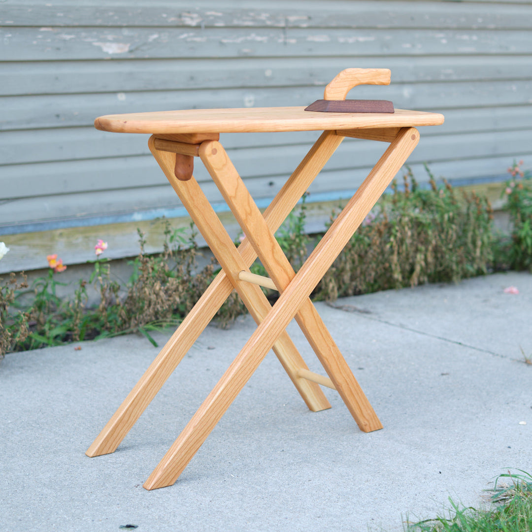 cherrywood ironing board &amp; iron (special order)