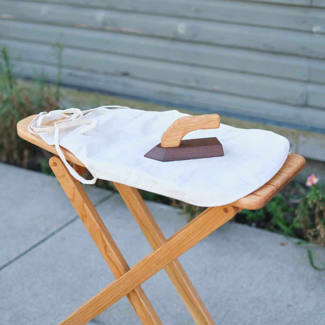cherrywood ironing board &amp; iron (special order)