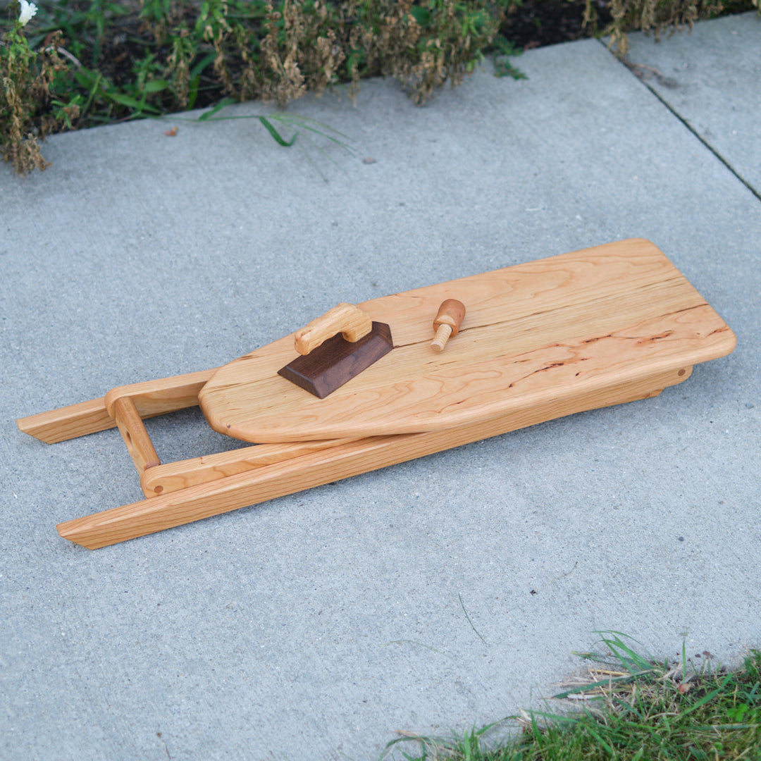 cherrywood ironing board &amp; iron (special order)