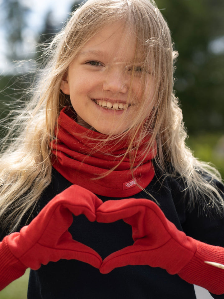 children's Ruskovilla wool mittens