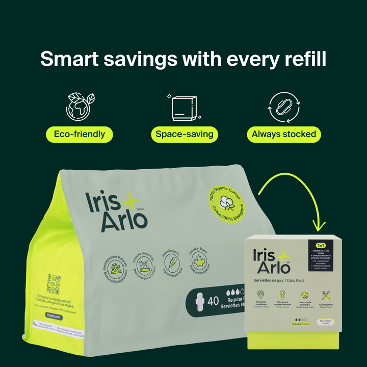Iris + Arlo organic cotton pads