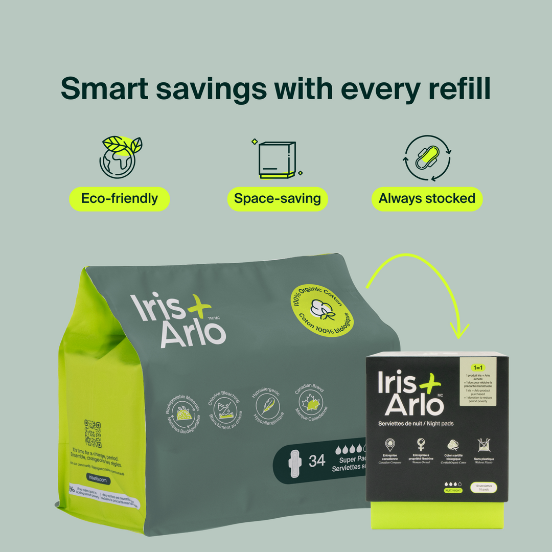 Iris + Arlo organic cotton pads, Super