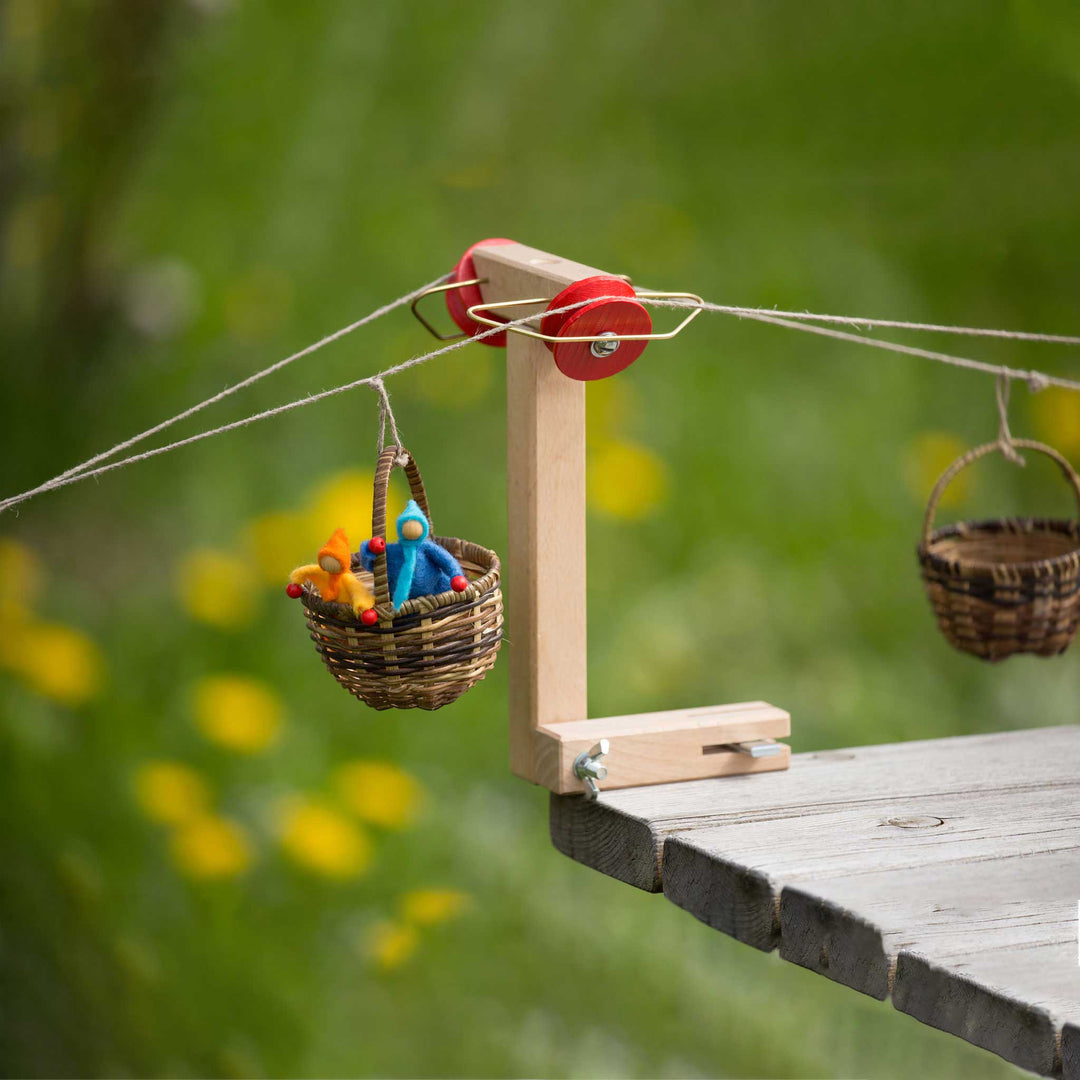 raised support for basket cable car kit