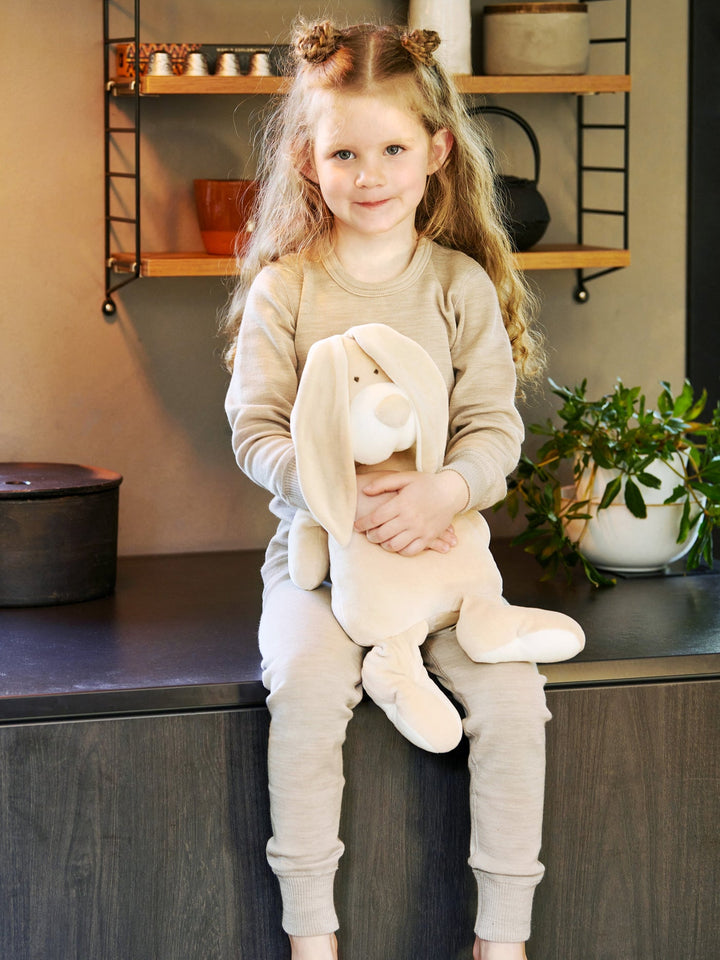 child's organic merino wool long underpants