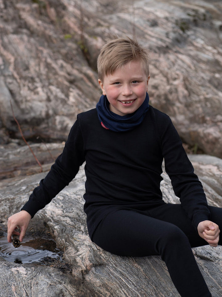 child's organic merino wool long underpants