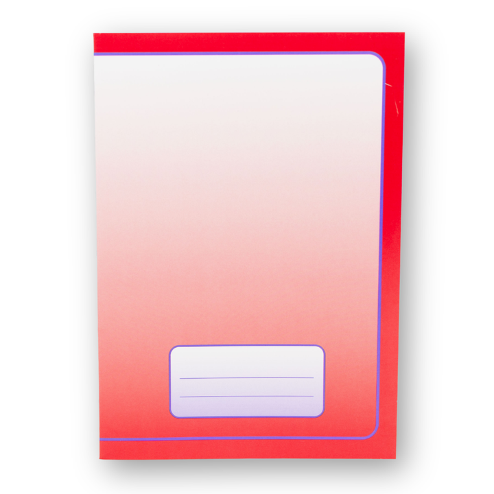 Exercise notebook (lined pages)