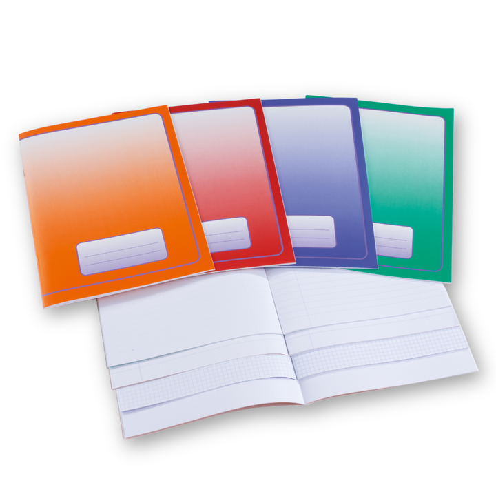 Exercise notebook (lined pages)