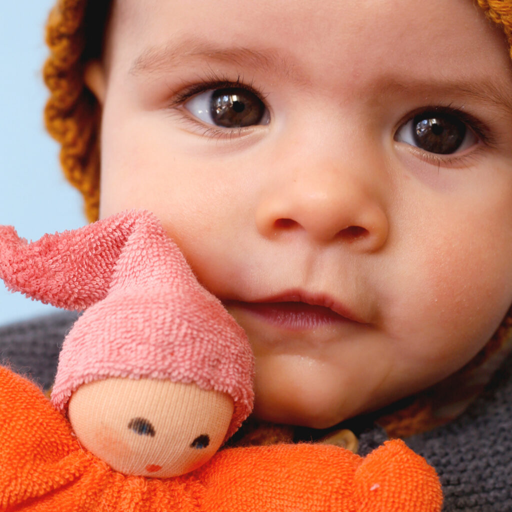 Nanchen wee doll 'Wichtel' orange