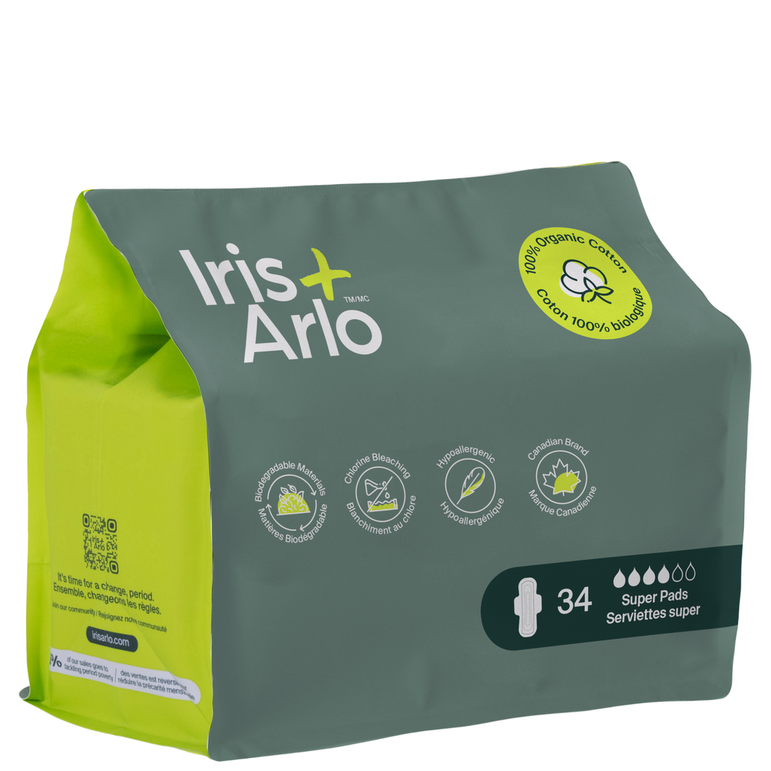 Iris + Arlo organic cotton pads, Super