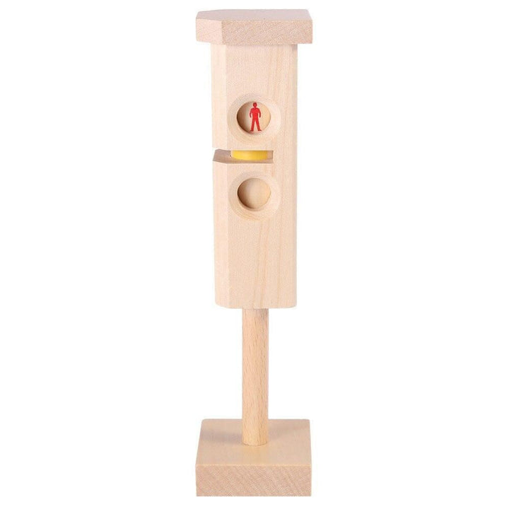 traffic light with pedestrian signal - seconds