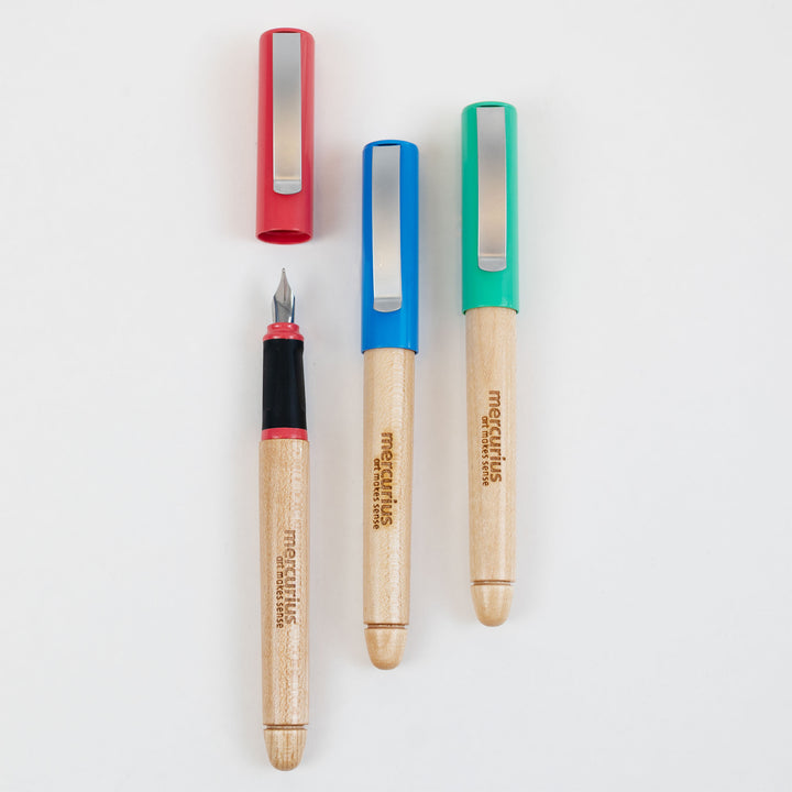 Greenfield fountain pens, assorted colours (new design)