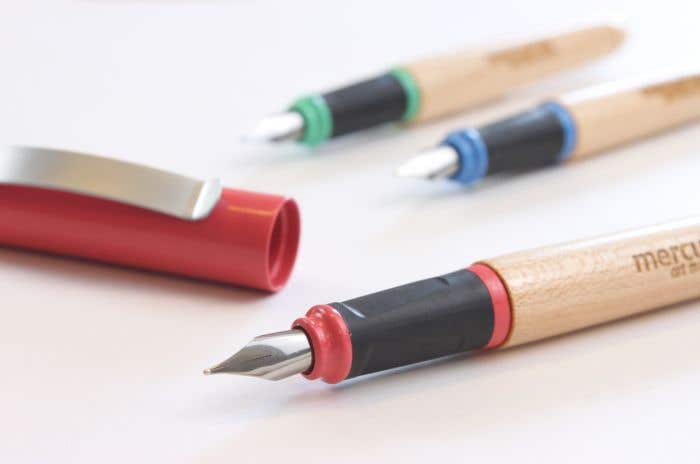 Greenfield fountain pens, assorted colours (new design)