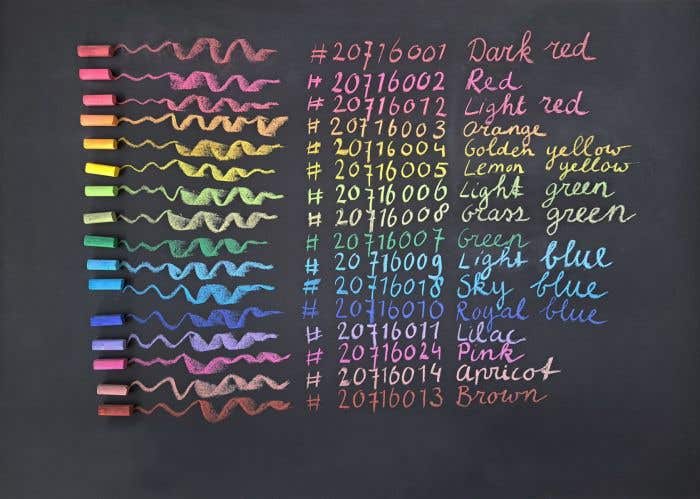 Mercurius blackboard pastel chalk
