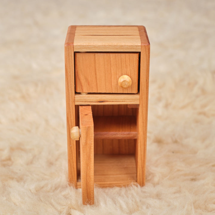 cherry dollhouse furniture set