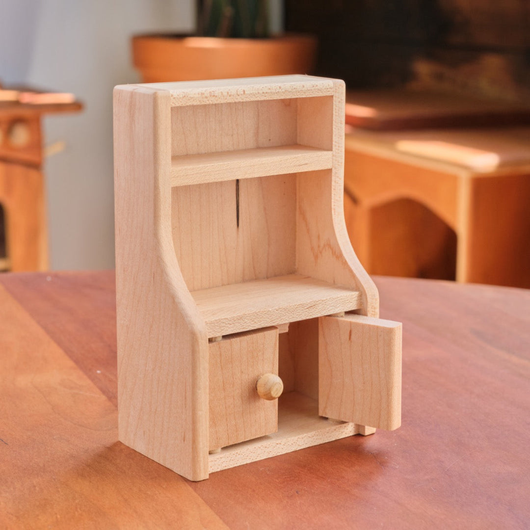 maple dollhouse furniture set