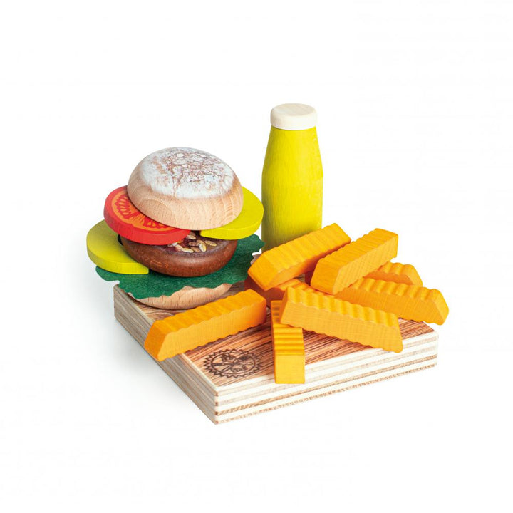 Vegan veggie burger set