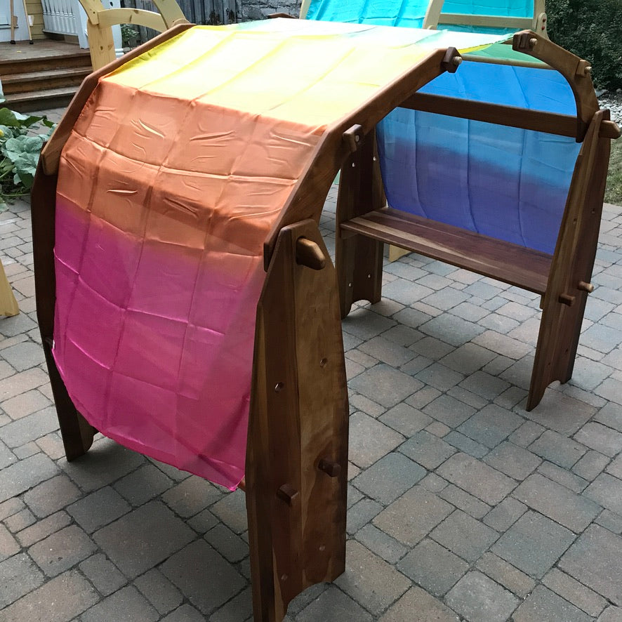 Camden Rose cherry playstand (secondhand, local Ottawa pickup only)
