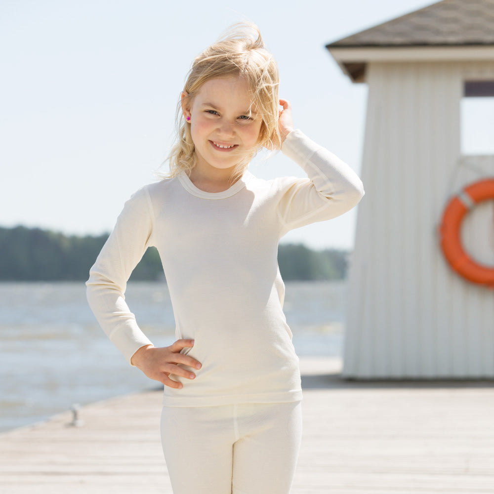 child's pure silk undershirt or pajama top (special order)