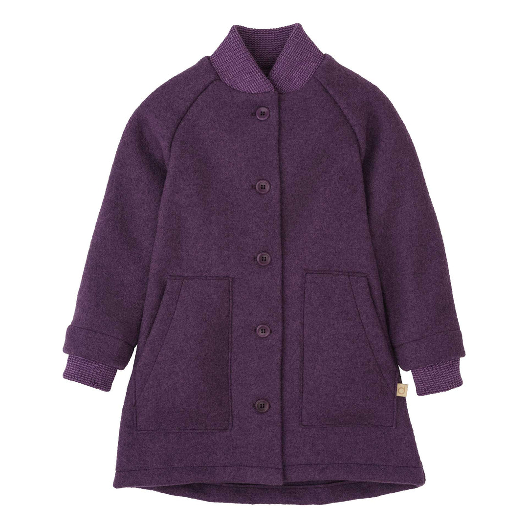 Disana organic merino boiled wool walking coat