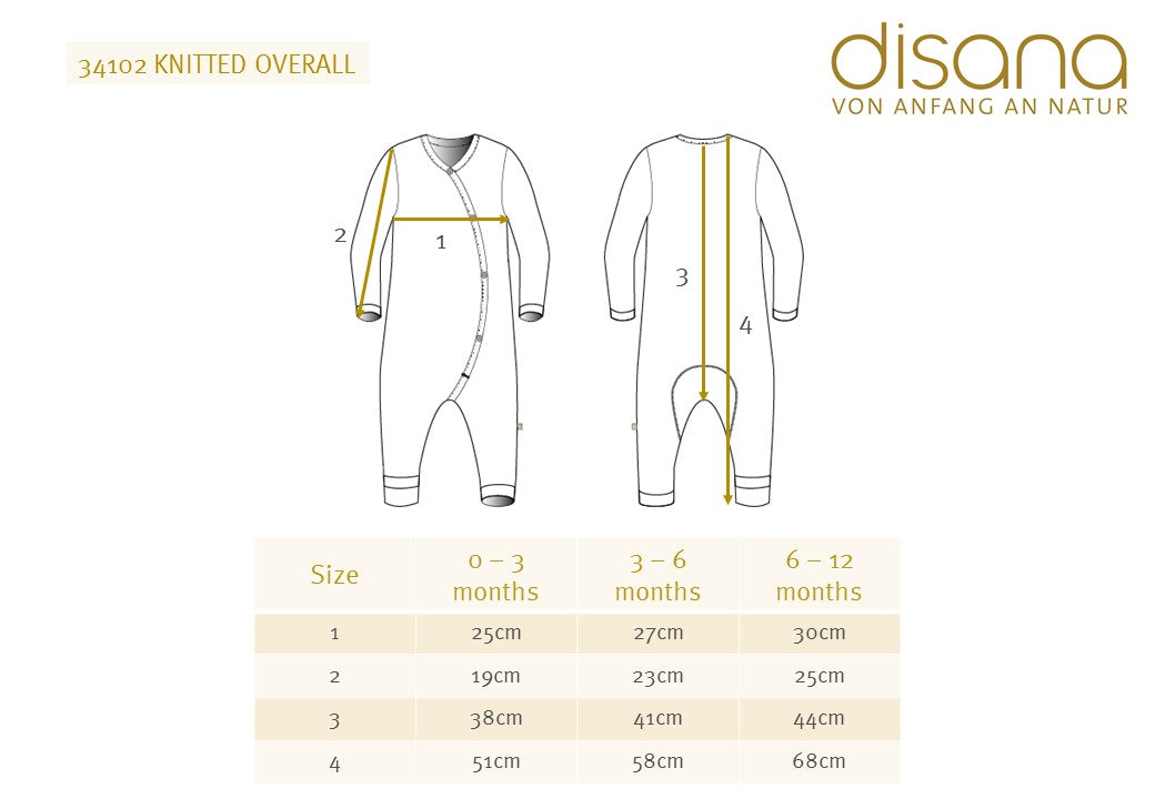 Disana knitted overalls