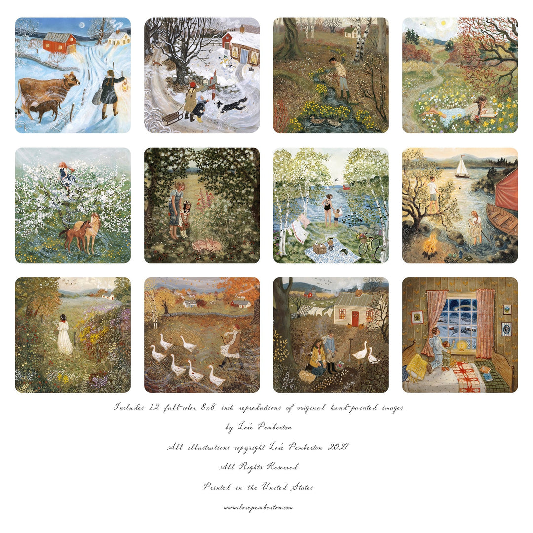 Loré Pemberton 2027 calendar - Year of Whimsy 8x8 in Mini (pre-order)