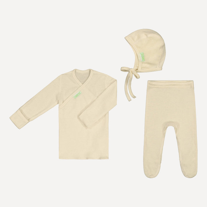 Ruskovilla silkwool newborn set